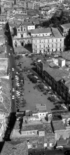 VISTA AEREA DEL CENTRO STORICO DI LENTINI